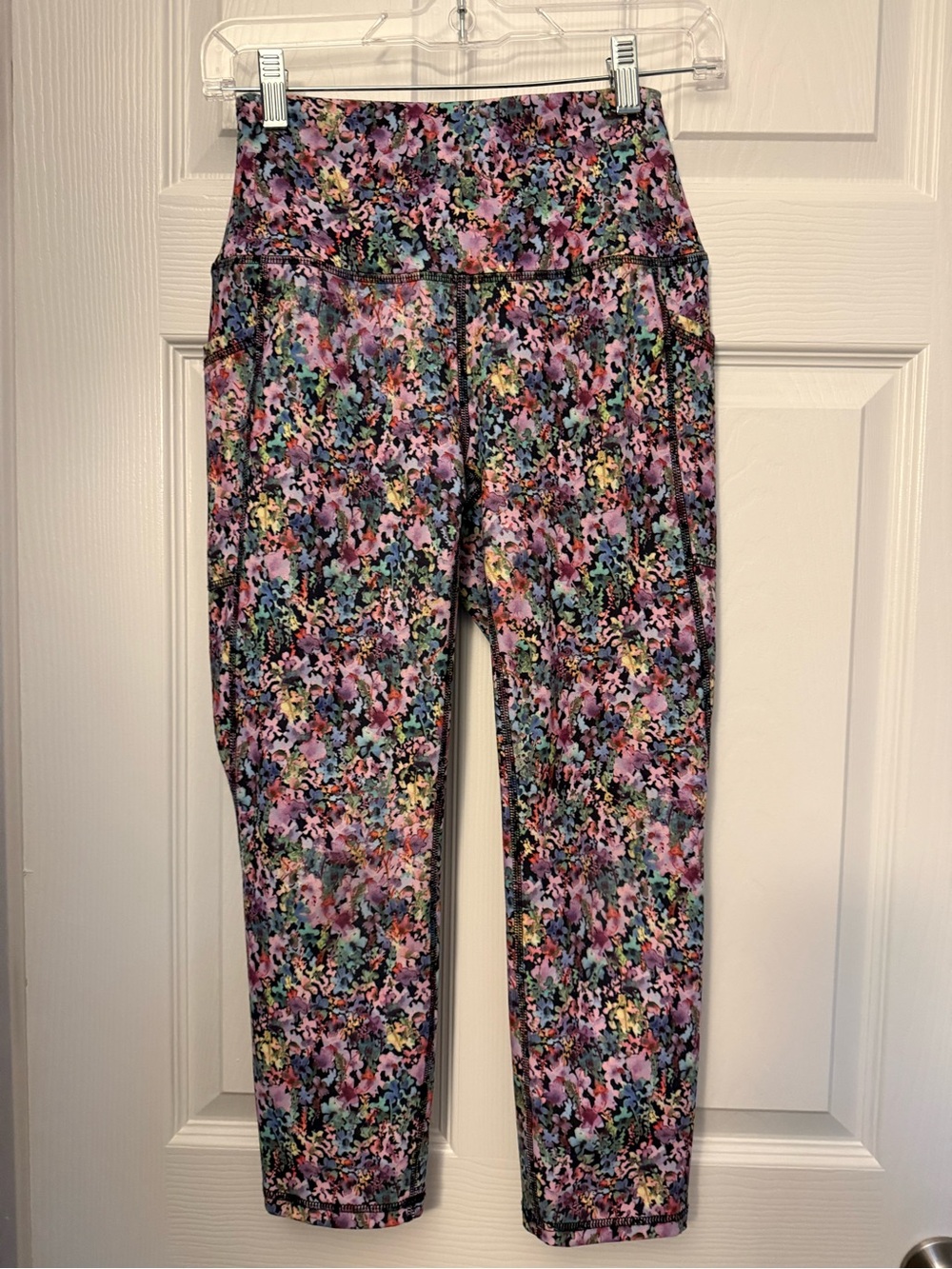 RBX Floral Multicolor Active Leggings SZ S